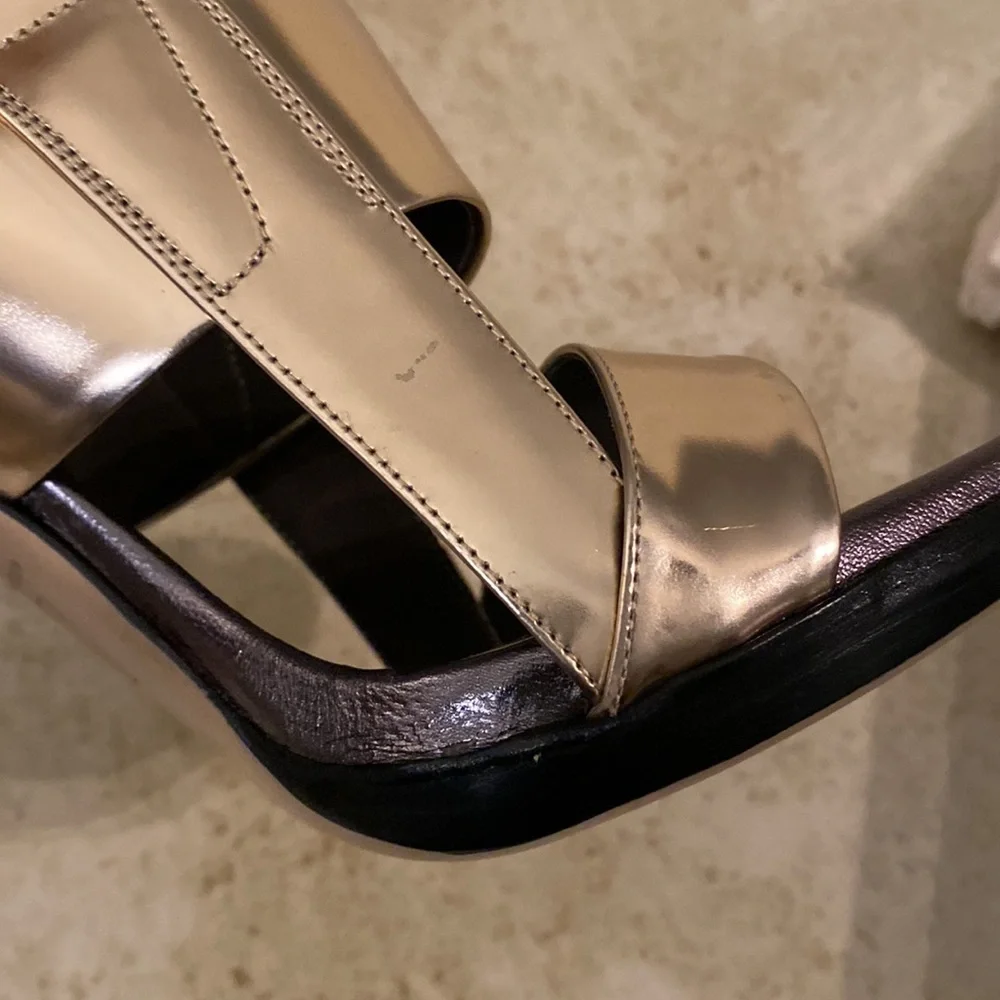 Reed Krakoff Rose Gold Heels size 10.5 NIB - Picture 9 of 10
